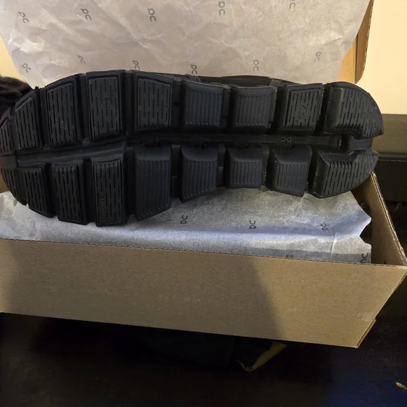 On Women's Black Athletic Shoes - Picture 4 of 5